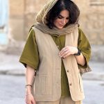 وست الیاف طبیعی زنانه و مردانه | وست کد 1405