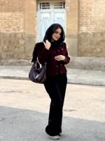 کراپ کت کتان سنگشور راه راه زنانه | کراپ کت کد 1407 - Image 6