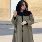 مانتو کتان کبریتی پاییزه و بهاره | مانتو کد 1413 - Image 6