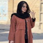 مانتو کتان کبریتی پاییزه و بهاره | مانتو کد 1413 - Image 9