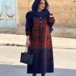 پیراهن فوتر پشمی مخصوص زمستان و بارداری | کد 1401