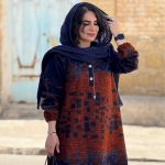 پیراهن فوتر پشمی مخصوص زمستان و بارداری | کد 1401 - Image 3