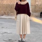 کراپ دامن الیاف طبیعی پاییزه | کد 1408