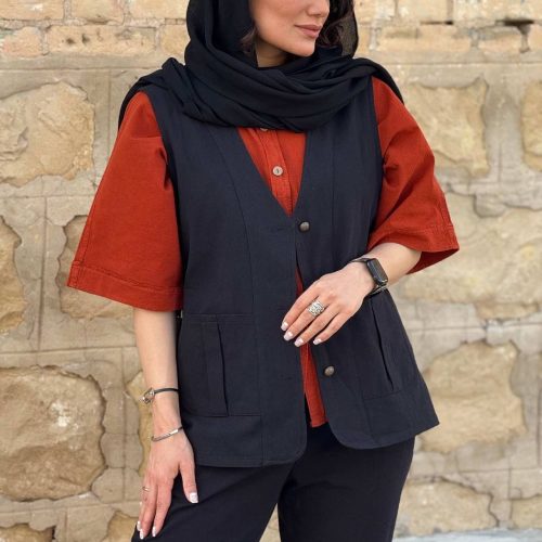 وست الیاف طبیعی زنانه و مردانه | وست کد 1405