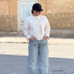 کراپ کت جین پاییزه زنانه | کراپ کت کد 1407 - Image 3