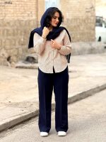 شلوار رسمی کرپ گاباردین | شلوار کد 1420 - Image 2