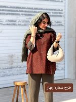 تونیک گلدار لینن نخی | تونیک کد 1427 - Image 5