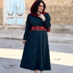 پیراهن یلدایی مخمل کبریتی | پیراهن کد ۱۴۲۹