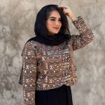 کراپ کت پولکدوزی پاییزه | کراپ کد 1414