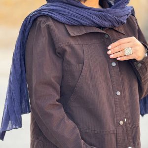 کراپ کت مخمل کبریتی | کراپ کت کد 1418