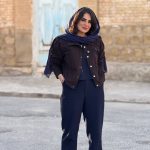 کراپ کت مخمل کبریتی | کراپ کت کد 1418 - Image 4