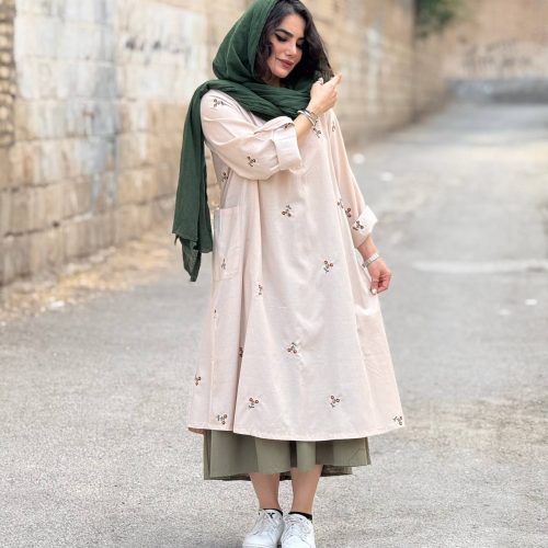 خرید و قیمت پیراهن لینن بارداری کد 1425