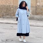 پیراهن لینن روزانه و بارداری | پیراهن کد 1425 - Image 2