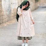 پیراهن لینن روزانه و بارداری | پیراهن کد 1425 - Image 3