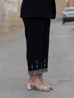 ست کت و شلوار کرپ گاباردین جواهردوزی | ست کد 1426