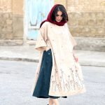 پانچ مخمل کبریتی گلدوزی شده | پانچ کد ۱۴۳۱