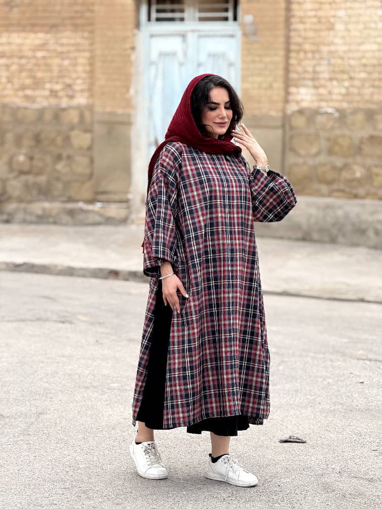 1432(5) پانچ چهارخونه کشمیر سپاهان | پانچ کد ۱۴۳۲ - Image 1