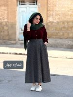 دامن لینن کرکی تولید شده از پنبه | دامن کد ۱۴۳۴ - Image 13