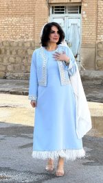 کراپ کت گاباردین جواهردوزی شده | کراپ کت کد 1441 - Image 6