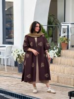 پانچ جلو باز لینن گلدوزی شده 1449