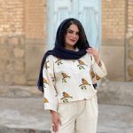 تونیک لینن طرحدار | تونیک کد 1459