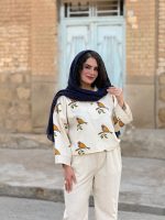 تونیک لینن طرحدار | تونیک کد 1459