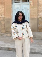 تونیک لینن طرحدار | تونیک کد 1459 - Image 5