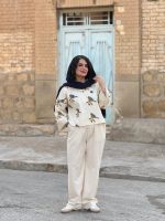 تونیک لینن طرحدار | تونیک کد 1459 - Image 3