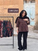 تونیک عروسکی لینن | تونیک کد 1466 - Image 7