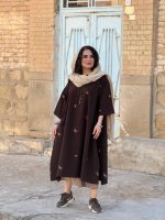 پانچو لینن گلدوزی شده | پانچو کد 1468 - Image 7
