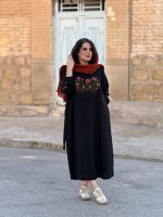 پیراهن لینن گلدوزی شده| پیراهن کد 1469 - Image 7
