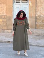 پیراهن لینن گلدوزی شده| پیراهن کد 1469 - Image 13