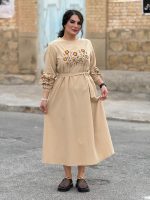 پیراهن لینن گلدوزی شده| پیراهن کد 1469 - Image 15