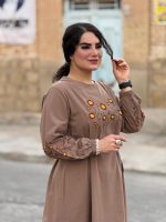 پیراهن لینن گلدوزی شده| پیراهن کد 1469 - Image 17