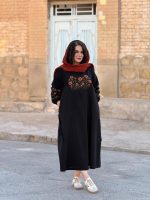 پیراهن لینن گلدوزی شده| پیراهن کد 1469 - Image 3