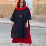 پانچو گلدوزی شده|پانچو کد 1470