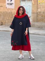 پانچو گلدوزی شده|پانچو کد 1470