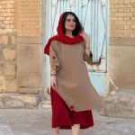 پانچو گلدوزی شده|پانچو کد 1470
