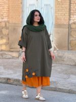 پانچو گلدوزی شده|پانچو کد 1470 - Image 10