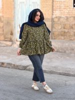 تونیک لینن عروسکی | تونیک کد 1474 - Image 11