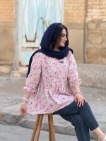 تونیک لینن عروسکی | تونیک کد 1474 - Image 5