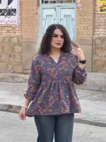 تونیک لینن عروسکی | تونیک کد 1474 - Image 21