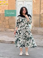 پیراهن لینن | پیراهن کد 1475 - Image 6