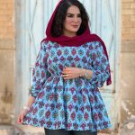 تونیک عروسکی لینن طرحدار خارجی |تونیک گد 1479