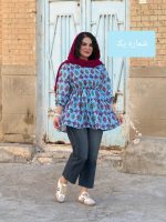تونیک عروسکی لینن طرحدار خارجی |تونیک گد 1479 - Image 6