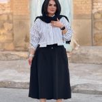 دامن الیاف طبیعی| دامن کد 1486