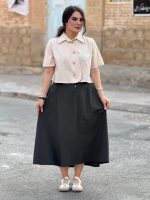 دامن الیاف طبیعی| دامن کد 1486 - Image 9