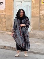 پانجو جلو باز لینن طرحدار | پانچو کد 1488 - Image 31