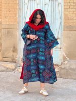 پانجو جلو باز لینن طرحدار | پانچو کد 1488 - Image 39