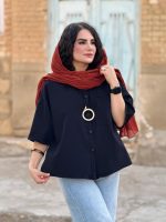 تونیک الیاف طبیعی با رنگ های پاستیل | تونیک کد 1491 - Image 2